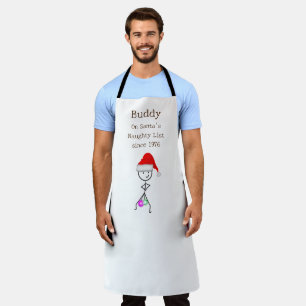 Santa’s Naughty List Apron