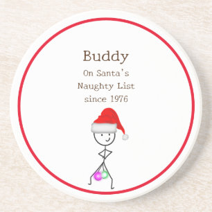 Santa’s Naughty List Coaster
