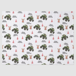 Santa’s Off-Road Christmas Tissue Paper