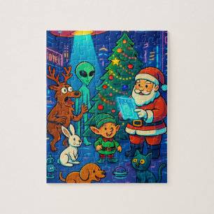 Santa’s Out-of-This-World Christmas Jigsaw Puzzle
