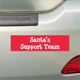 Santa’s Support Team Car Magnet