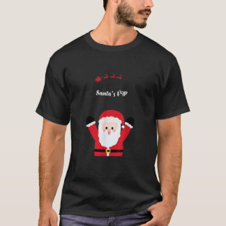 Santa s VIP Cute Festive Christmas Cheer T-Shirt