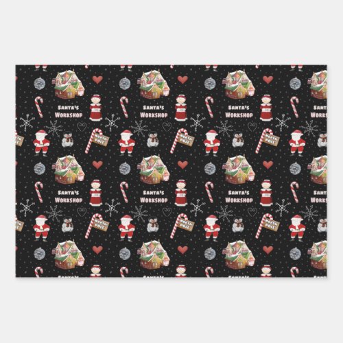 Santaâs Workshop Wrapping Paper
