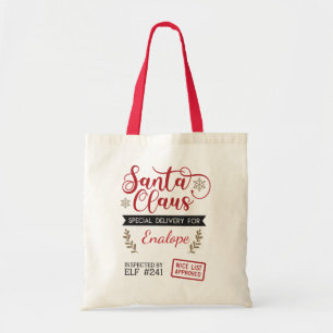Santa Sack Christmas Tote Bag