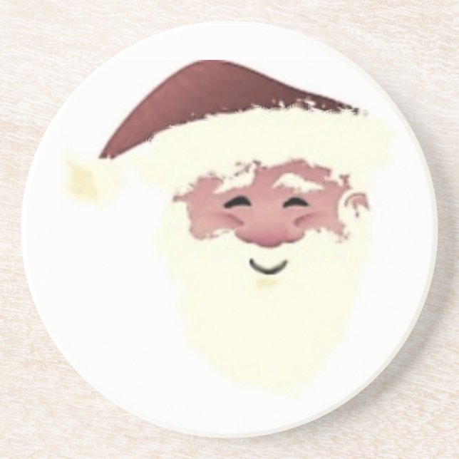 Santa Sandstone Coaster (Front)