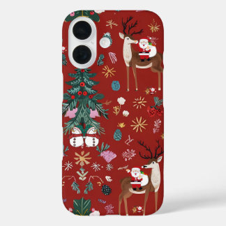 Santa, Santa Claus, Father Christmas iPhone 16 Case