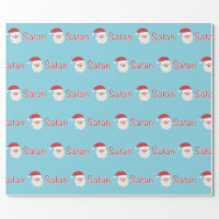Christmas Wrapping Paper Santa Claus Gift Box Kraft Paper - Temu