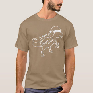 Santa Saurus Sauropods Xmas Christmas T-Shirt