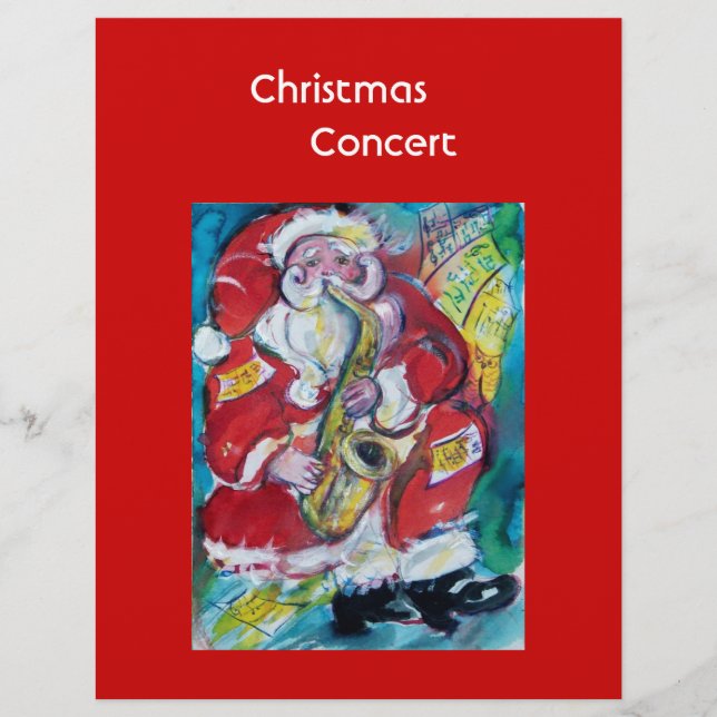 SANTA & SAX FLYER (Front)