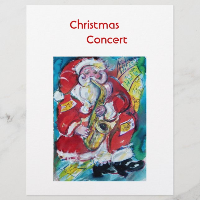 SANTA & SAX FLYER (Front)