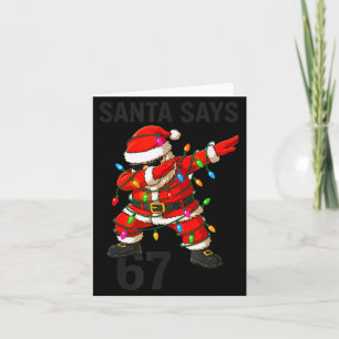 Santa Says 67 Funny Christmas Trend Card