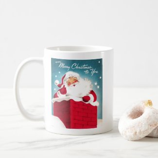 Santa Says Merry Christmas Coffee Mug