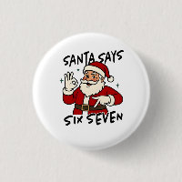 Santa Says Six Seven 6 7 Funny Brainrot Christmas