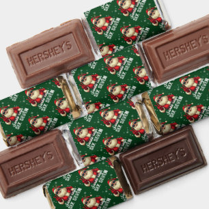 Santa Says SIX SEVEN – Funny Christmas Meme Hershey's Miniatures