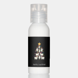 Santa Sheep Christmas Tree Lights Funny Sheep Gift Hand Lotion