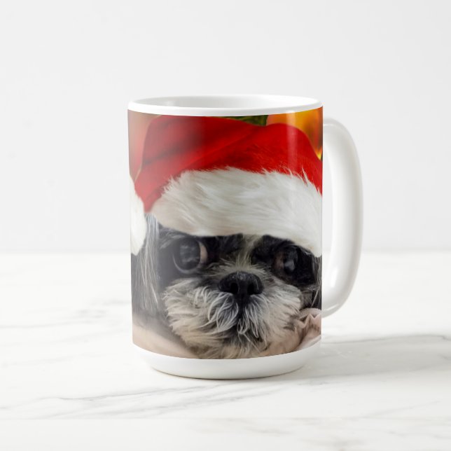 Santa Shih Tzu Mug (Front Right)
