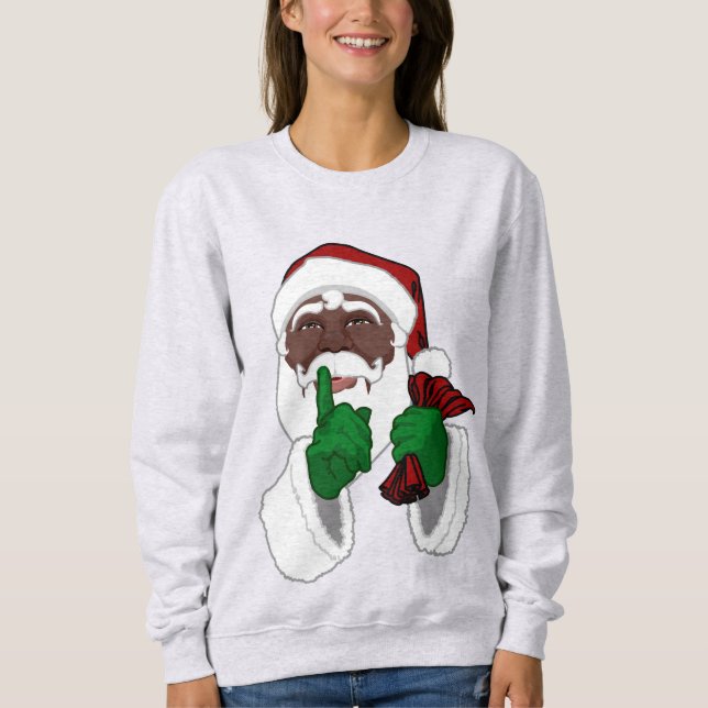 Santa Shirts African American Santa Clause Shirts (Front)