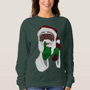 Santa Shirts African American Santa Sweatshirt