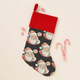 Santa Six Seven 6 7 67 Christmas Funny Xmas Meme Christmas Stocking