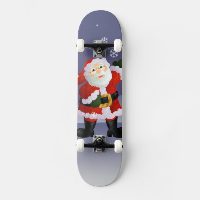 Santa Skateboard Deck (Front)