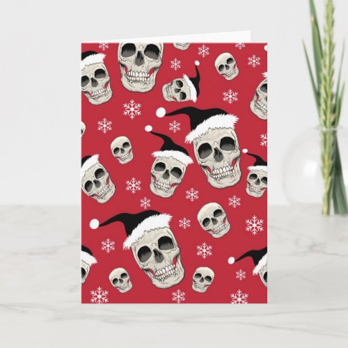 Santa Skelly Greetings Holiday Card