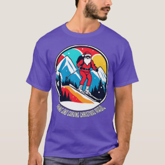 Santa Skiing and ving Christmas Magic T-Shirt