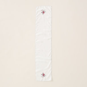 Santa Skiing long scarf