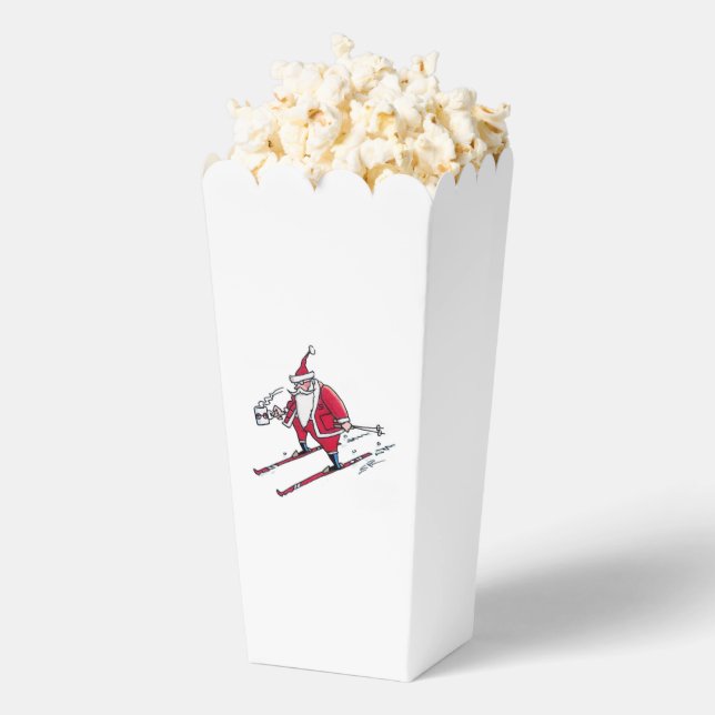 Santa Skiing popcorn boxes (Popped)