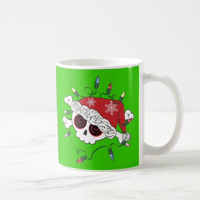Santa Skull Coffee Mug (Right)