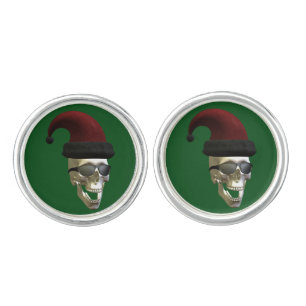 Santa Skull Cufflinks