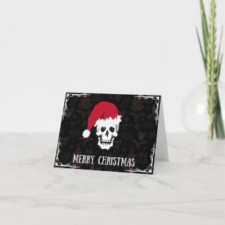 Santa Skull Merry Christmas