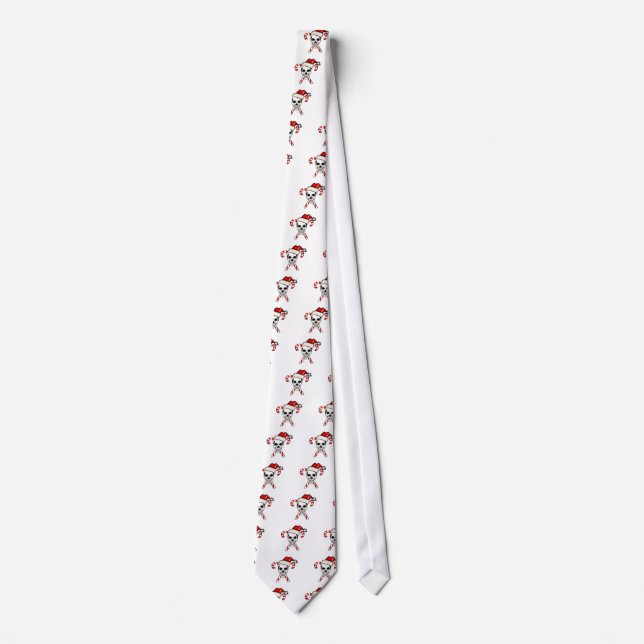 Santa Skull Neck Tie (Front)
