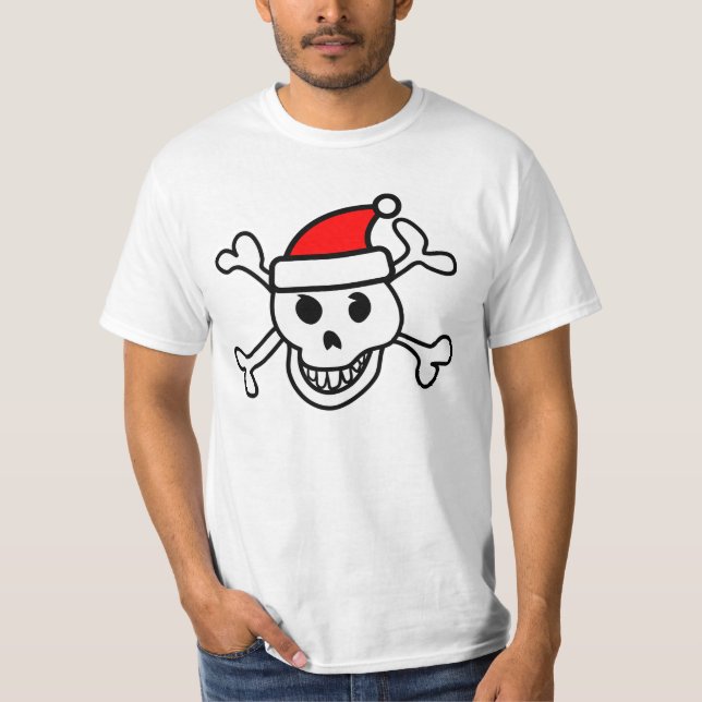 Santa skull t shirt (Front)