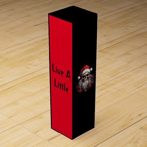 Santa Skull Wine Box