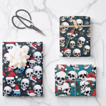 Santa Skulls Christmas
