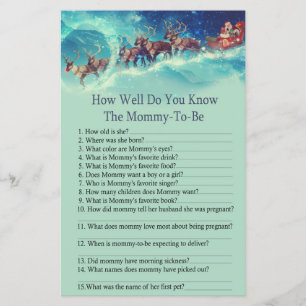 Santa Sleigh Christmas how well do you know game