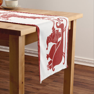 Santa Sleigh Ride Christmas Short Table Runner