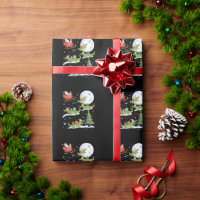 Santa Sleigh Riding Alligator Christmas Funny Xmas