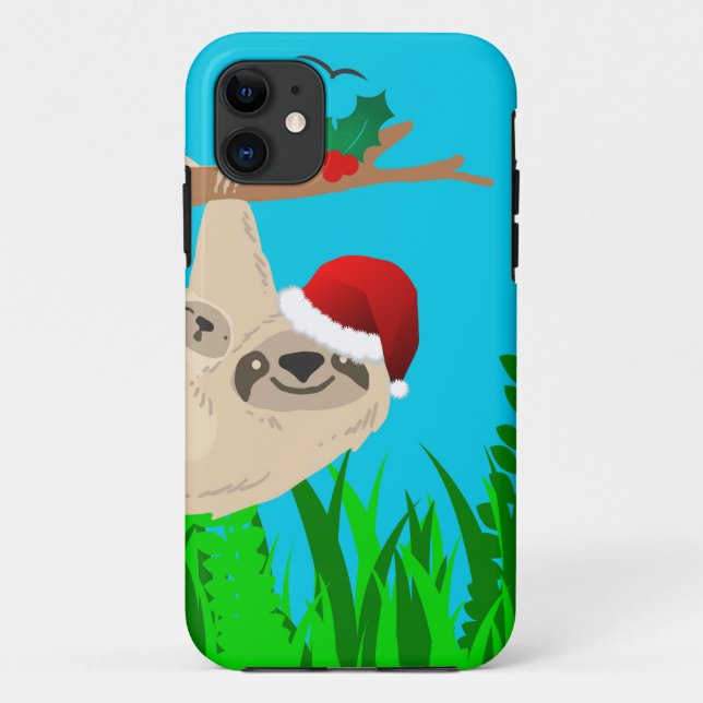 santa sloth Case-Mate iPhone case (Back)