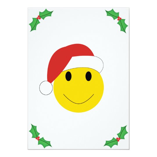 Santa Smiley Holiday cards and gifts.