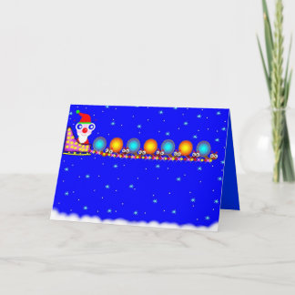 Santa Snail Holiday Card