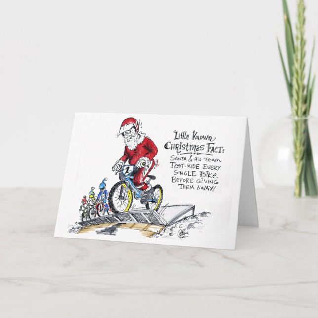 Santa Snaps his Elves - Christmas card (Front)