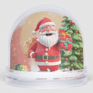 🎅 Santa Snow Globe Festive Glow Home Style 🎄