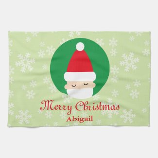 Santa Snowflakes Christmas