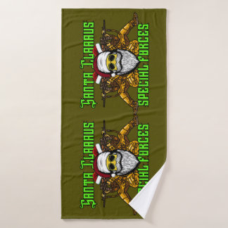 Santa, special forces, army bath towel