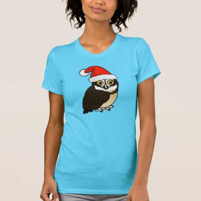 Santa Spectacled Owl T-Shirt
