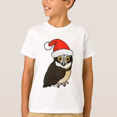 Santa Spectacled Owl T-Shirt