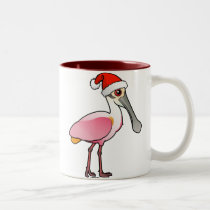 Santa Spoony Two-Tone Coffee Mug