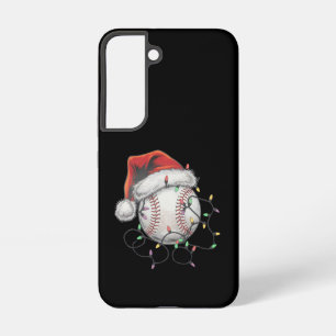 Santa Sports Christmas Baseball Player Samsung Galaxy S22 Case