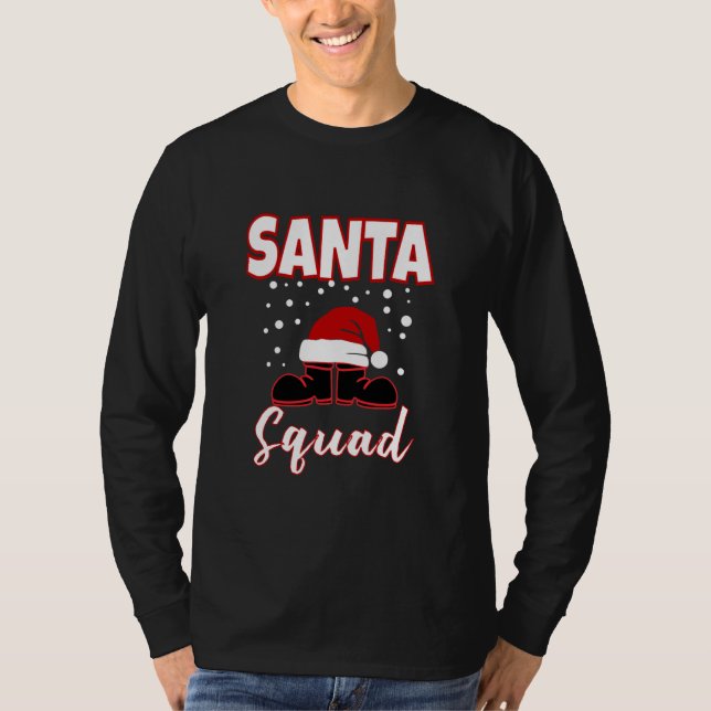 Santa Squad Christmas shirt Matching Pajamas  (Front)